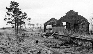 Brocketsbrae railway station Disused railway station in Brocketsbrae, South Lanarkshire