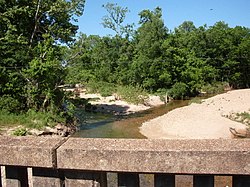 Brush Creek von der Autobahn 14 bridge.jpg