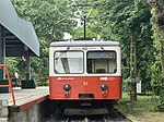 Kugghjulsbanan Schwabenbergbahn i Budapest i Ungern