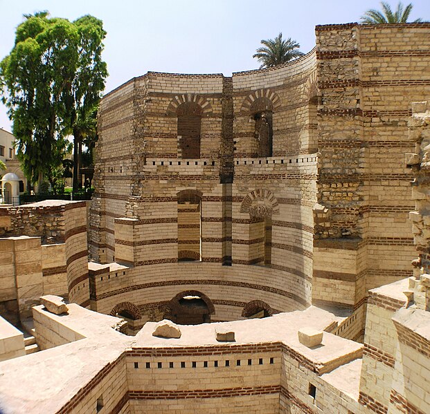 File:Cairo - Coptic area - Roman Tower.JPG