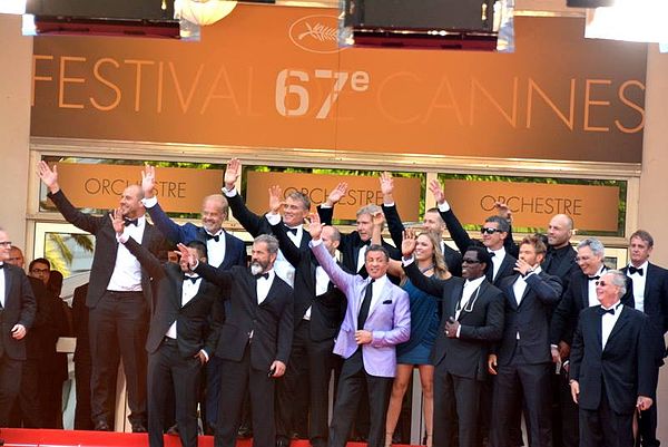 The cast of The Expendables 3 at the 2014 Cannes Film Festival