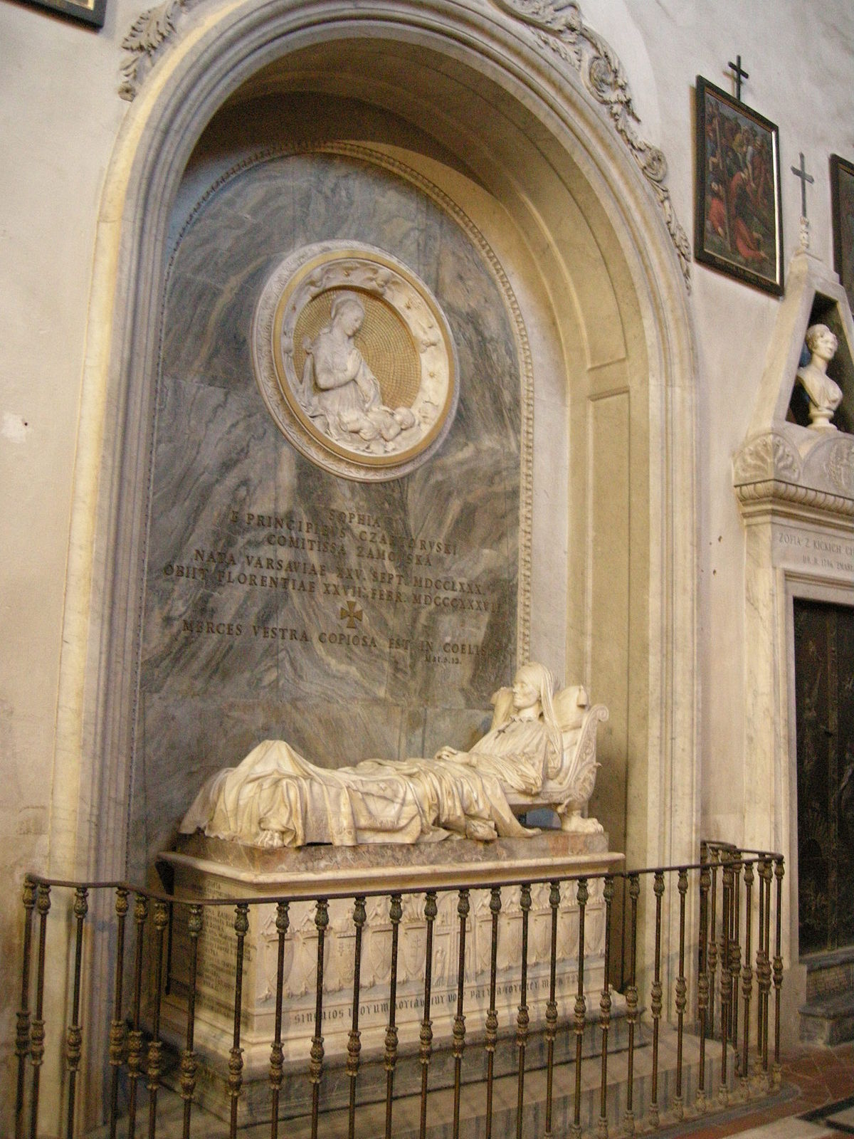 File:Cappella machiavelli-salviati, tomba della contessa sofia zamoyska di  lorenzo bartolini (1837-44) 01.JPG - Wikimedia Commons