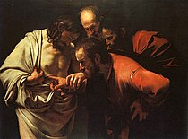 Het ongeloof van Thomas - Caravaggio