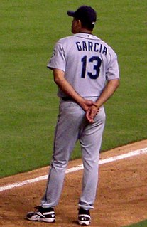 <span class="mw-page-title-main">Carlos García (baseball)</span> Venezuelan baseball player (born 1967)