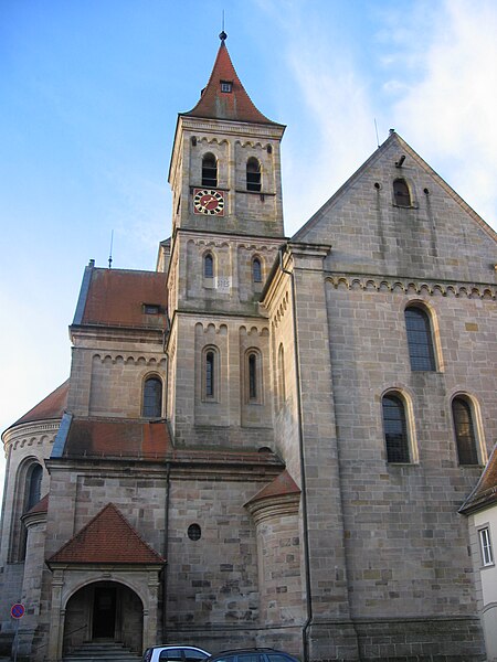 File:Chor von Nordosten der Basilika St. Vitus (Ellwangen).JPG