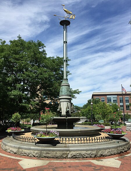 City Square fountain