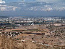 Vista panorámica de la capital desde el Cerro del Muerto.