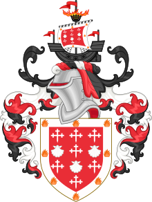 Coat of Arms of Davenant Foundation School.svg