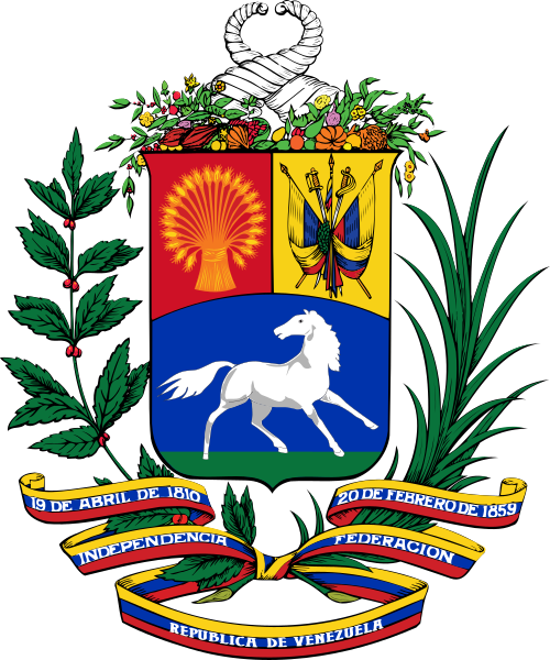 File:Coat of arms of Venezuela (1954-2006).svg