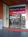 A co-branded Coffee World Pizza Corner outlet on Road 4A