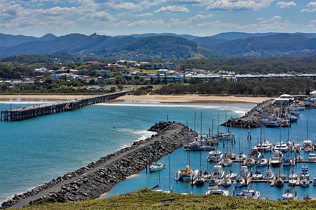 Coffs Harbour jetty and harbour