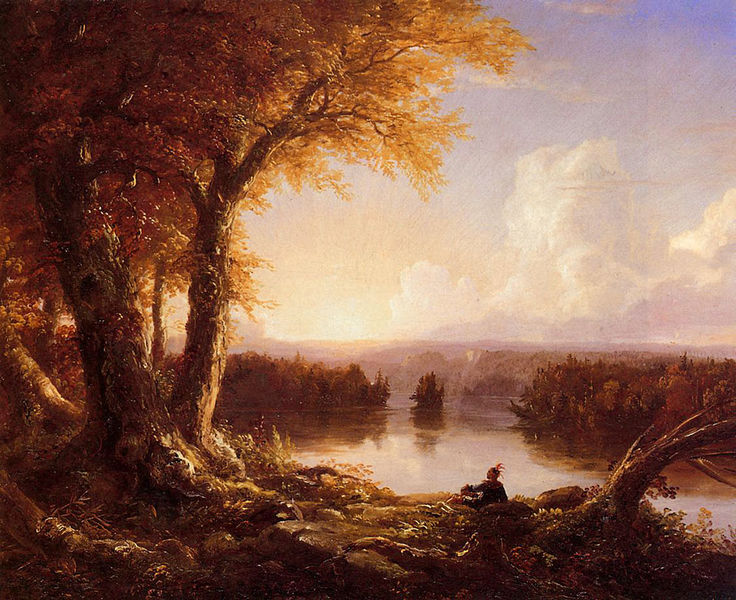 File:Cole Thomas Indian at Sunset 1845-47.jpg