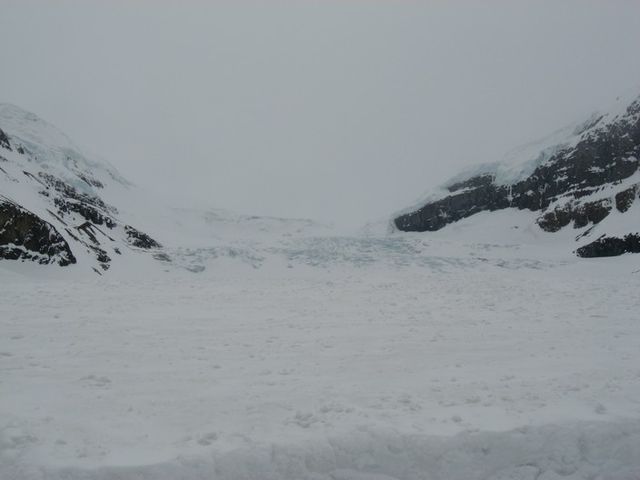 Auf dem Athabasca-Gletscher