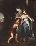 Correggio (c.1489-1534) (follower of) - Madonna and Child with the Infant Saint John the Baptist - 851989 - National Trust.jpg
