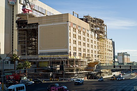 The Cromwell during construction, January 2014