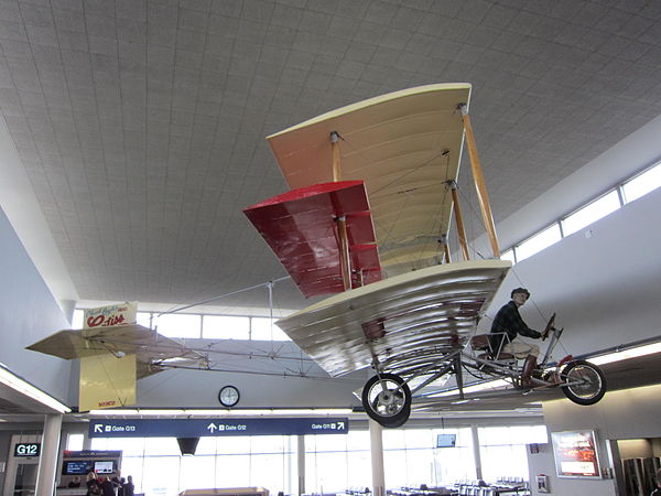 "Headless" Model D replica at Minneapolis-St. Paul International Airport