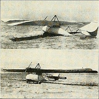 <span class="mw-page-title-main">Cycloplane C-1</span> 1930s American glider training aircraft