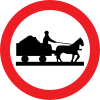 Cyprus verkeersbord geen dieren voertuigen.svg