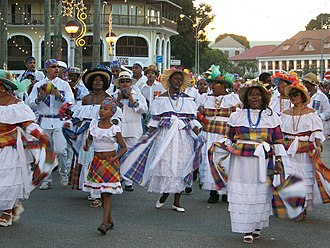 Carnival parade in Cayenne in 2007 Defile2007.jpg