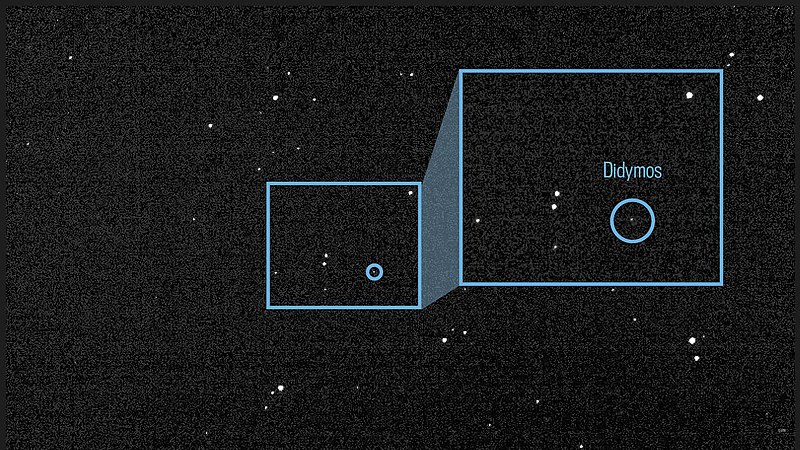 File:DART Sets Sights on Asteroid Target Composite of 243 images taken by DRACO on July 27, 2022, detecting Didymos.jpg