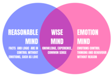 DBT wise mind--the synthesis of the two opposites: reasonable mind and emotion mind DBT Wise mind.png