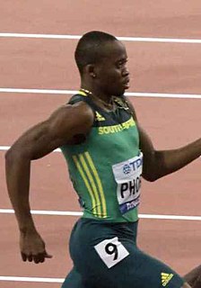 Thapelo Phora South African sprinter