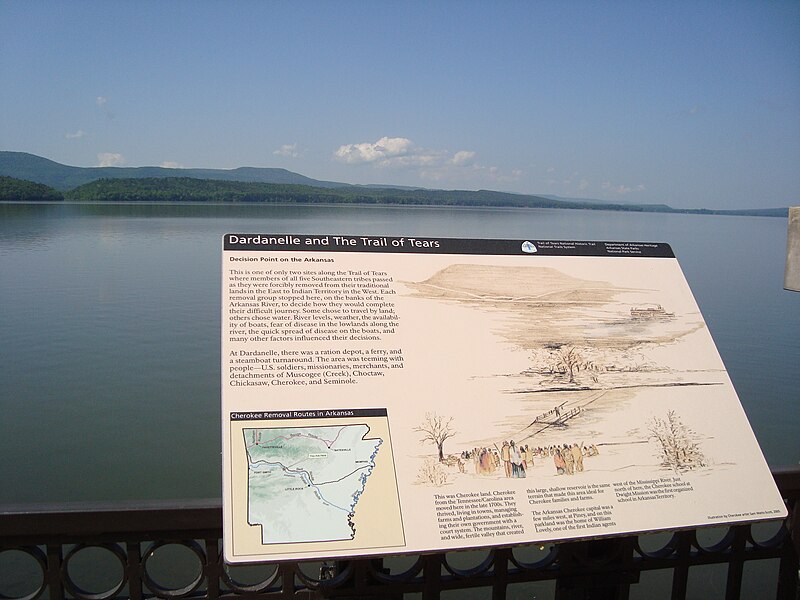 File:Dardanelle and The Trail of Tears wayside at Lake Dardanelle State Park in Russellville, Arkansas (11079197-7aae-4f54-9362-af2d41859eef).JPG