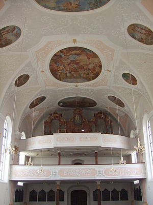 Dellmensingen Pfarrkirche Empore.jpg