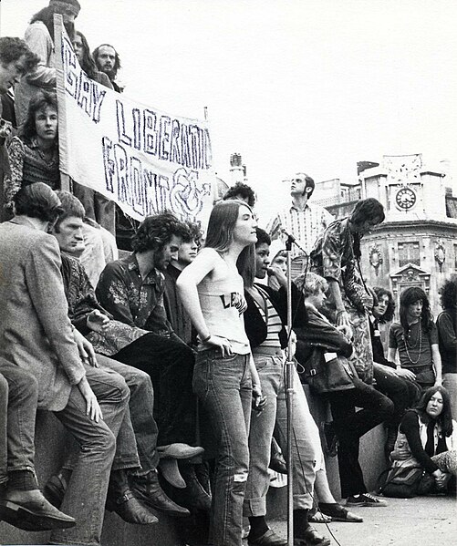 File:Demonstration, with Gay Liberation Front Banner, c1972 (7374381322).jpg