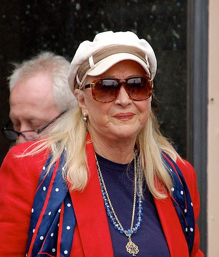 Diane Ladd in 2013 at the Hollywood Walk of Fame to honor actress Olympia Dukakis