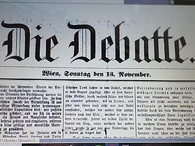 A Die Debatte cikk szemléltető képe
