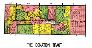 Donation Tract 18th century land tract in southern Ohio