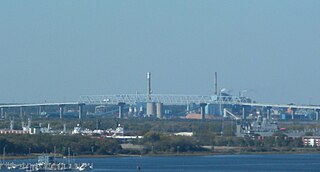 Don N. Holt Bridge Bridge in North Charleston, Charleston