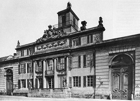 Dresden Prinz Max Palais Ostra Allee 22. Aufnahme um 1890
