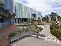 Library on the Joondalup Campus ECU library along west side.jpg