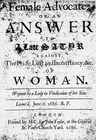 <span class="mw-page-title-main">Sarah Fyge Egerton</span> English poet, 1668–1723