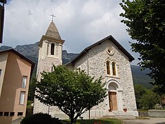 L'église vue de côté sud-ouest