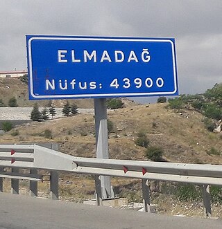 <span class="mw-page-title-main">Elmadağ, Ankara</span> District and municipality in Ankara, Turkey