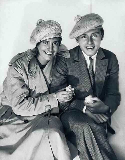 Klaus and Erika Mann in 1927