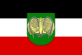 Bandiera proposta nel 1914, ma mai adottata, per la Nuova Guinea tedesca
