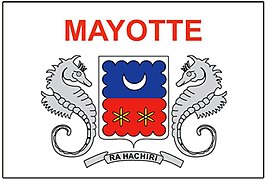 Drapeau du département de Mayotte.