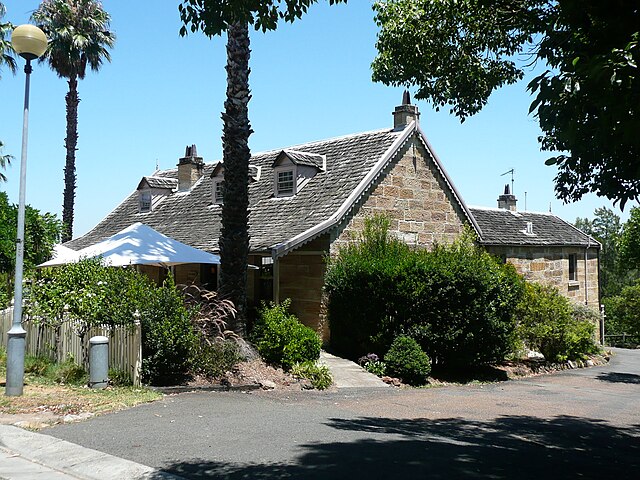 The Gladesville cottage Rockend, where Paterson lived in the 1870s and 1880s