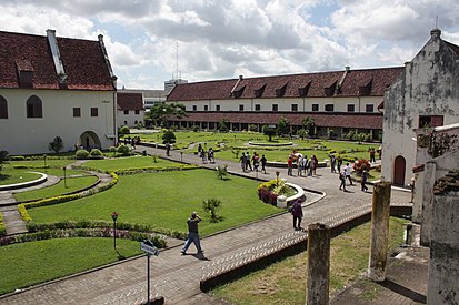 Bagian dalam Fort Rotterdam