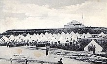 Militia camp at Fort Wellington during the Fenian Raid, 1866 Fort Wellington 1866.jpg