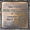 FrankfurtOder asv2022-07 img19 Stolperstein Bruno Friedländer.jpg