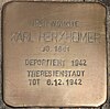 Stolperstein Westendstrasse 92 Karl Herxheimer