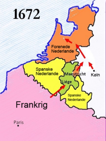 Den franske offensiv i 1672