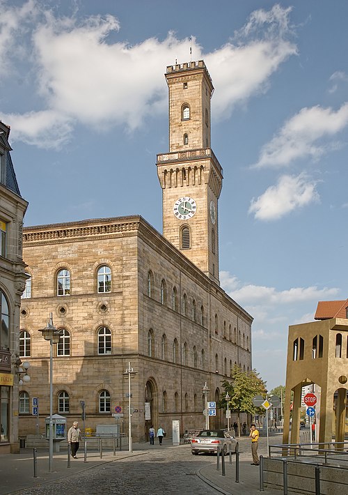 City Hall, seen from the Schwabacher Straße