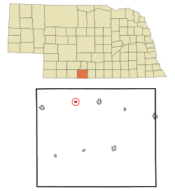 Location of Holbrook, Nebraska
