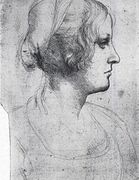 Леонардо да Винчи, Рисунка на жена (Чечилия Галерани?), Уиндзор